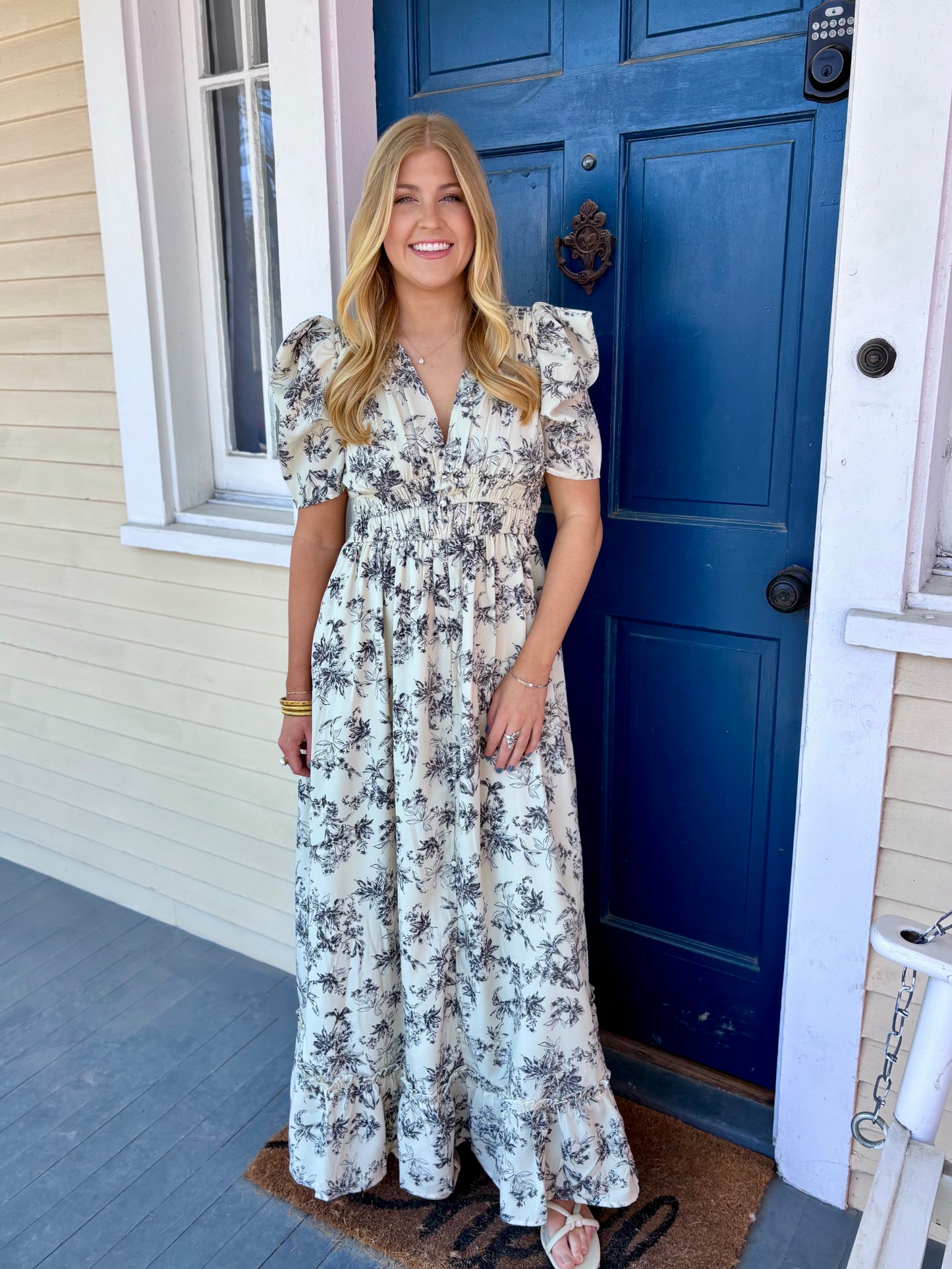 Written in the Print Maxi Dress