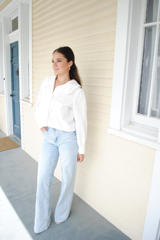 Olivia High Rise Wide Leg Jeans